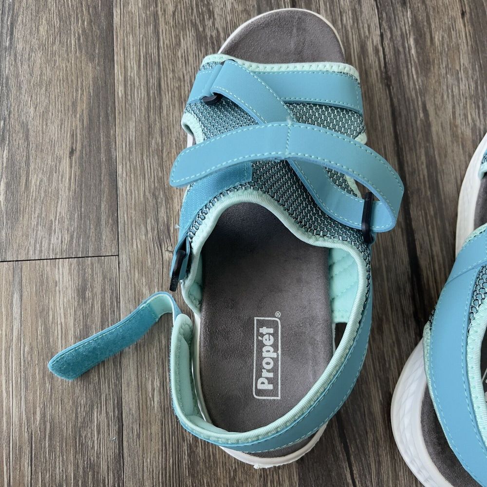 Propet Travelactiv Sport Sandal WST013P Teal Women Size 10 4E New No tags. - Picture 8 of 10